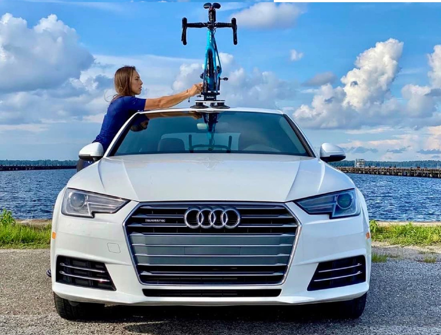 Suction Cup Car Bike Rack